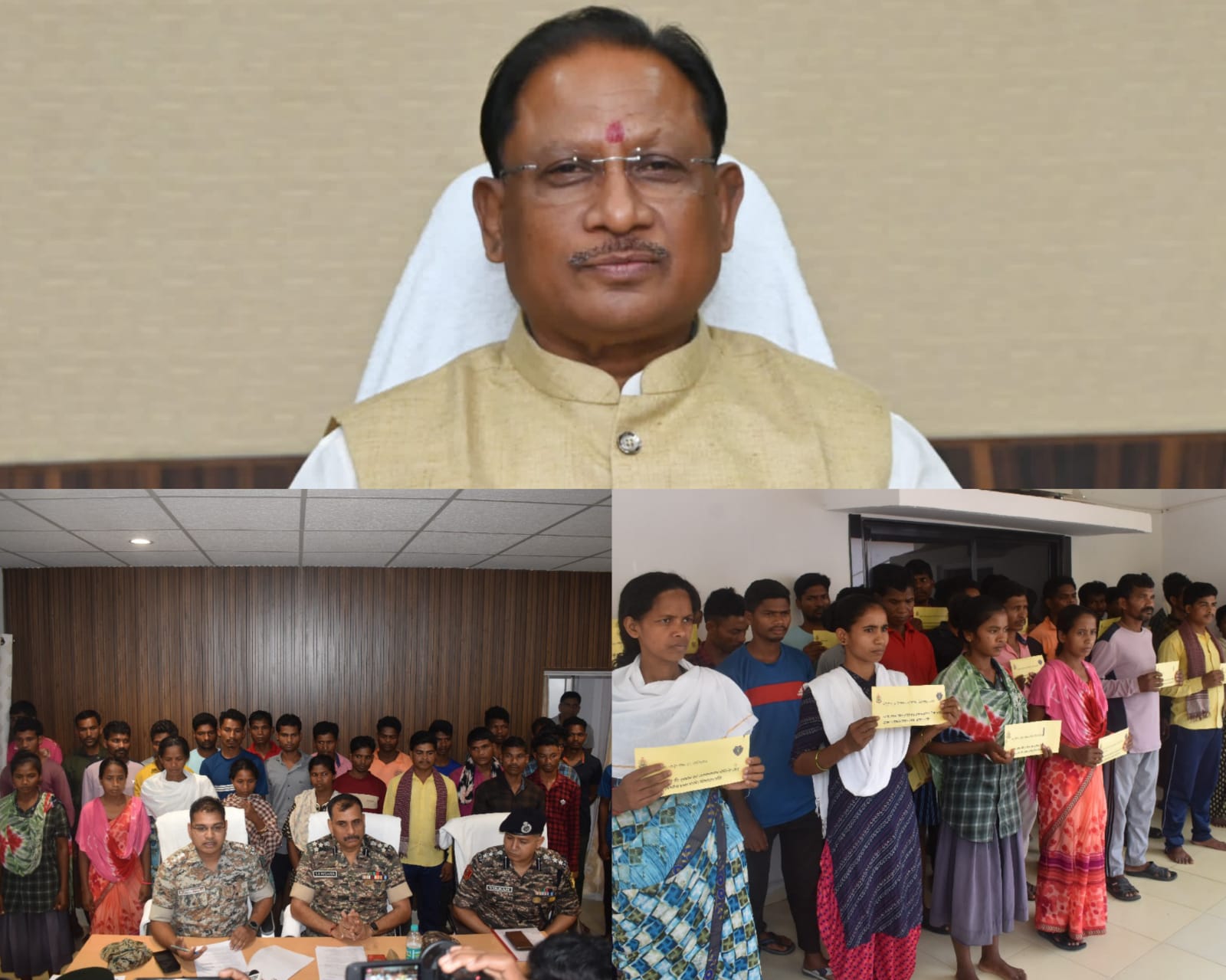 नक्सलियों द्वारा बंदूक छोड़ना हर्ष का विषय - विष्णु देव साय