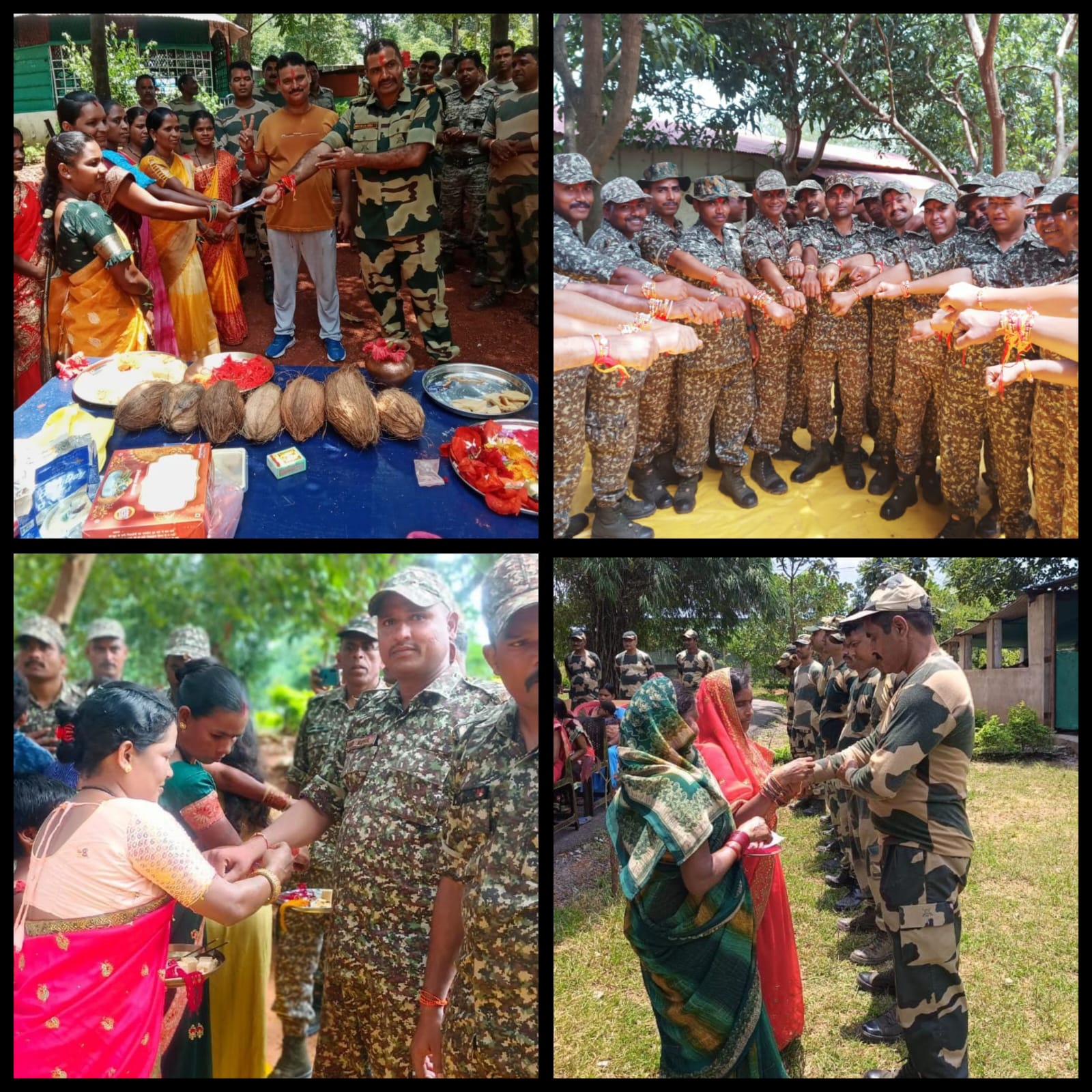 मुख्यमंत्री की पहल पर पुलिस कैंपों में रक्षा बंधन का विशेष आयोजन