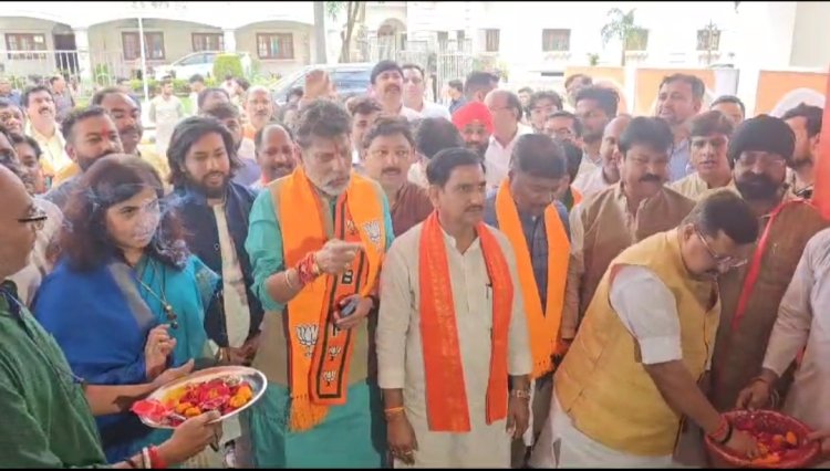 कुशाभाऊ ठाकरे परिसर में भाजपा सदस्यता अभियान वार रूम का उद्घाटन