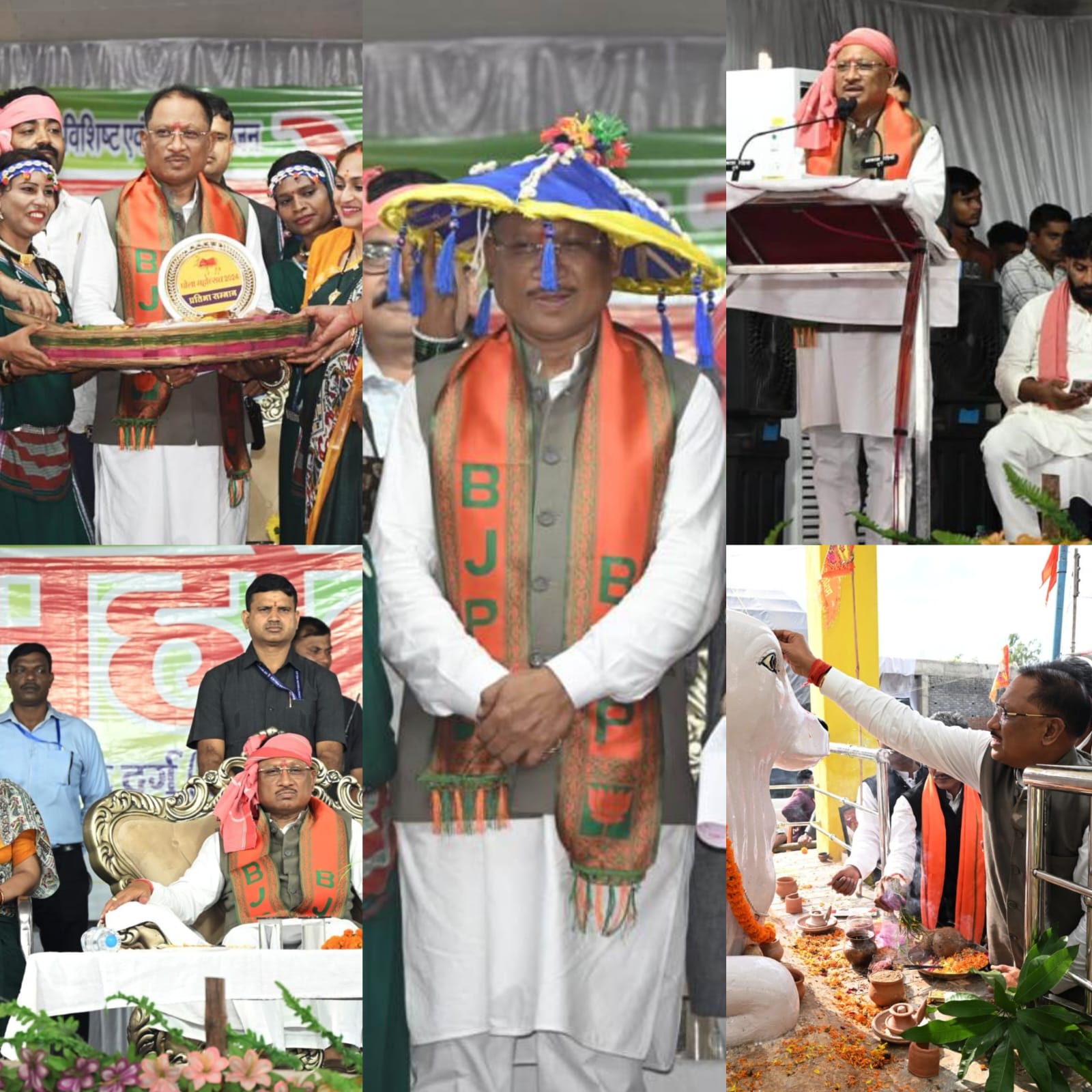 मड़ियापार पोला महोत्सव में शामिल हुए मुख्यमंत्री विष्णुदेव साय