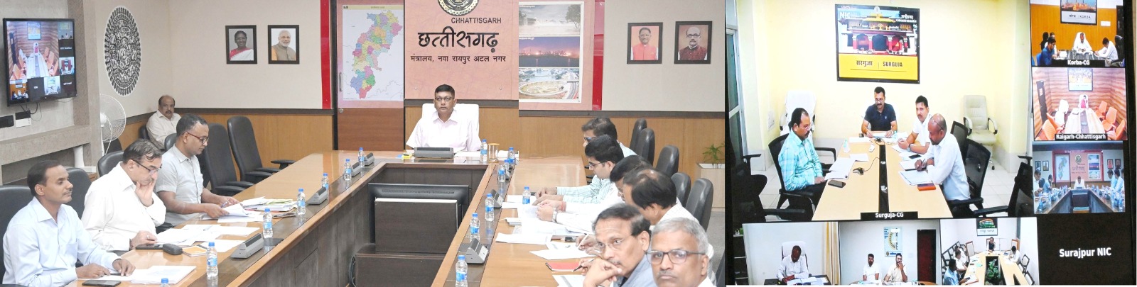 मुख्य सचिव ने योजनाओं के क्रियान्वयन की समीक्षा की