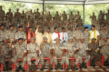 मुख्यमंत्री विष्णु देव साय ने जवानो की हौसला अफजाई करने के लिए भेजा मंत्रीगणों को