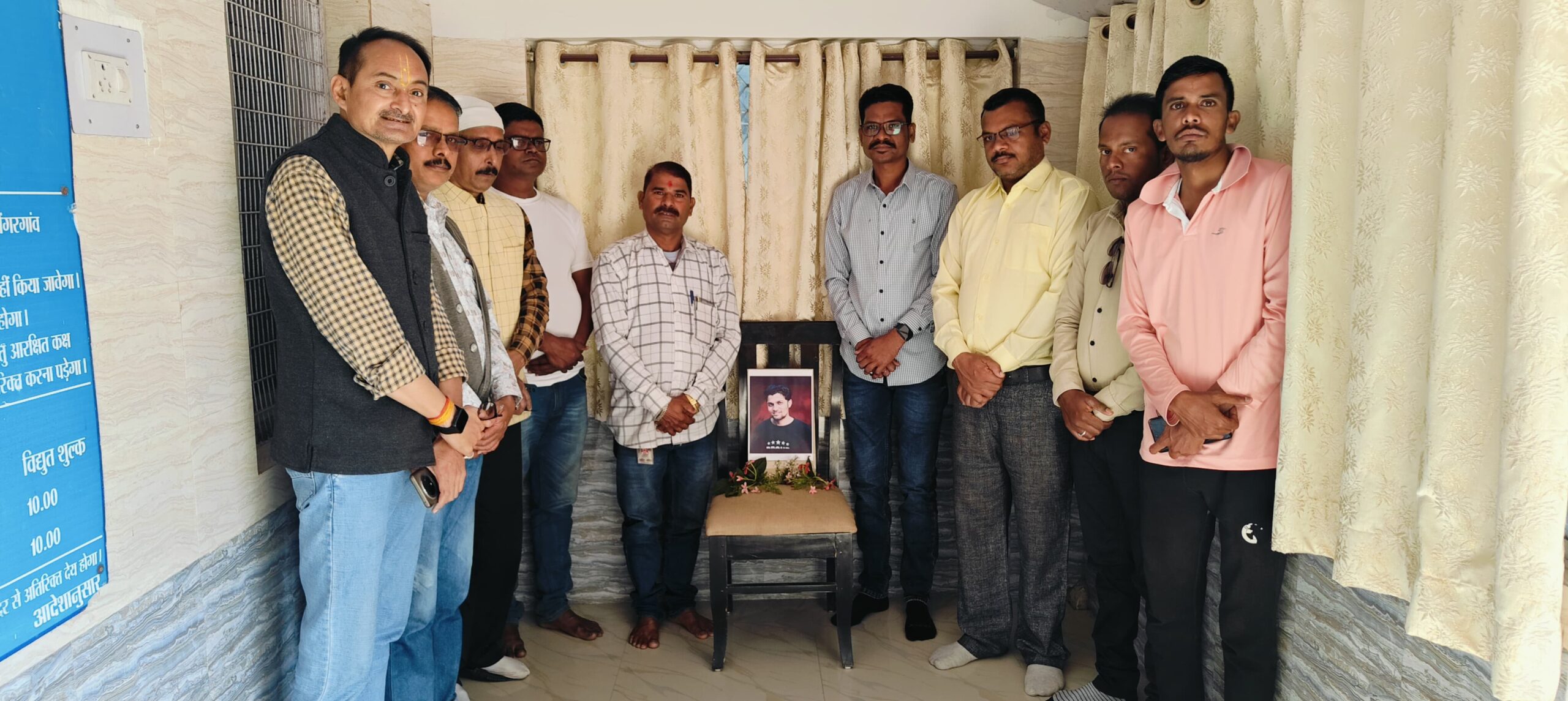 पत्रकार मुकेश चंद्राकर को प्रेस क्लब छुरिया ने दी श्रद्धांजलि