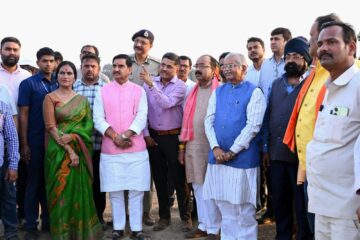 प्रधानमंत्री का 30 मार्च को छत्तीसगढ़ प्रवास : केन्द्रीय राज्य मंत्री श्री तोखन साहू और उप मुख्यमंत्री श्री अरुण साव ने तैयारियों का लिया जायजा