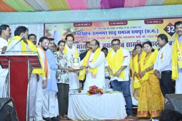 उप मुख्यमंत्री अरुण साव बेमेतरा जिले के हसदा और रायपुर के रामनगर, टिकरापारा में आयोजित भक्त माता कर्मा जयंती महोत्सव में हुए शामिल