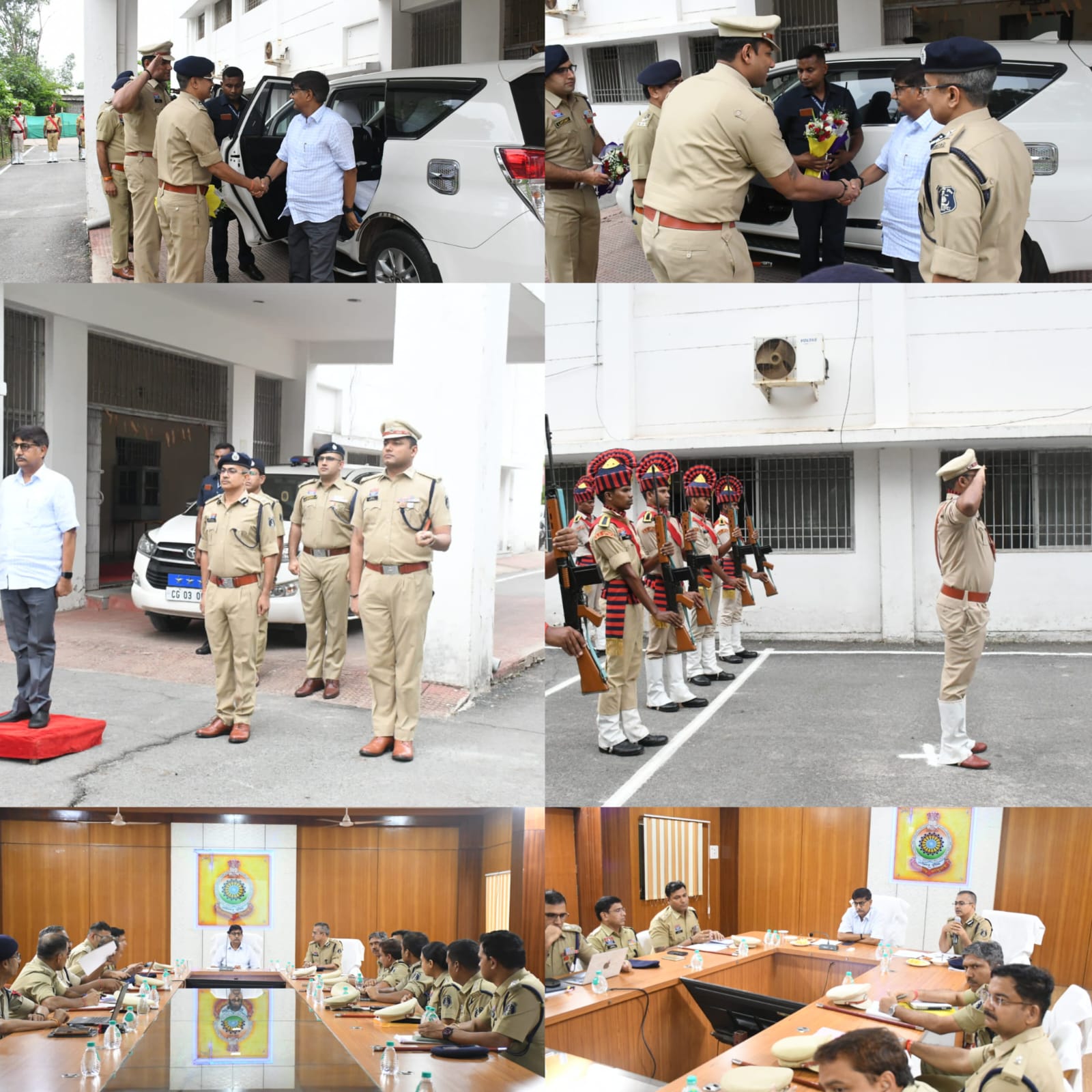 डीजीपी अरूण देव गौतम ने किया राजनांदगांव का आकस्मिक निरीक्षण, दिए कड़े दिशा-निर्देश