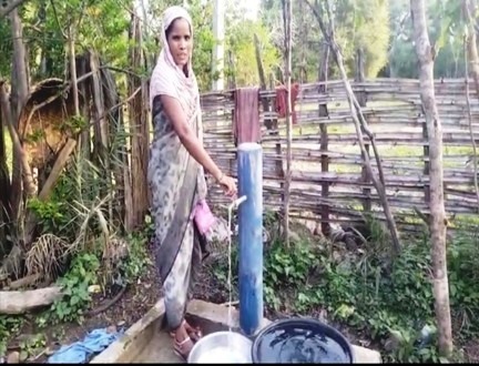 सुदूर बीजापुर के गुंजेपर्ती में अब हर घर नल से पहुंच रहा जल