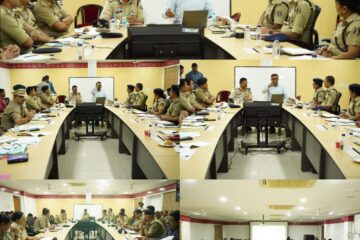 रायपुर पुलिस अधिकारियों की समीक्षा बैठक, कानून-व्यवस्था और यातायात सुधार पर विशेष जोर