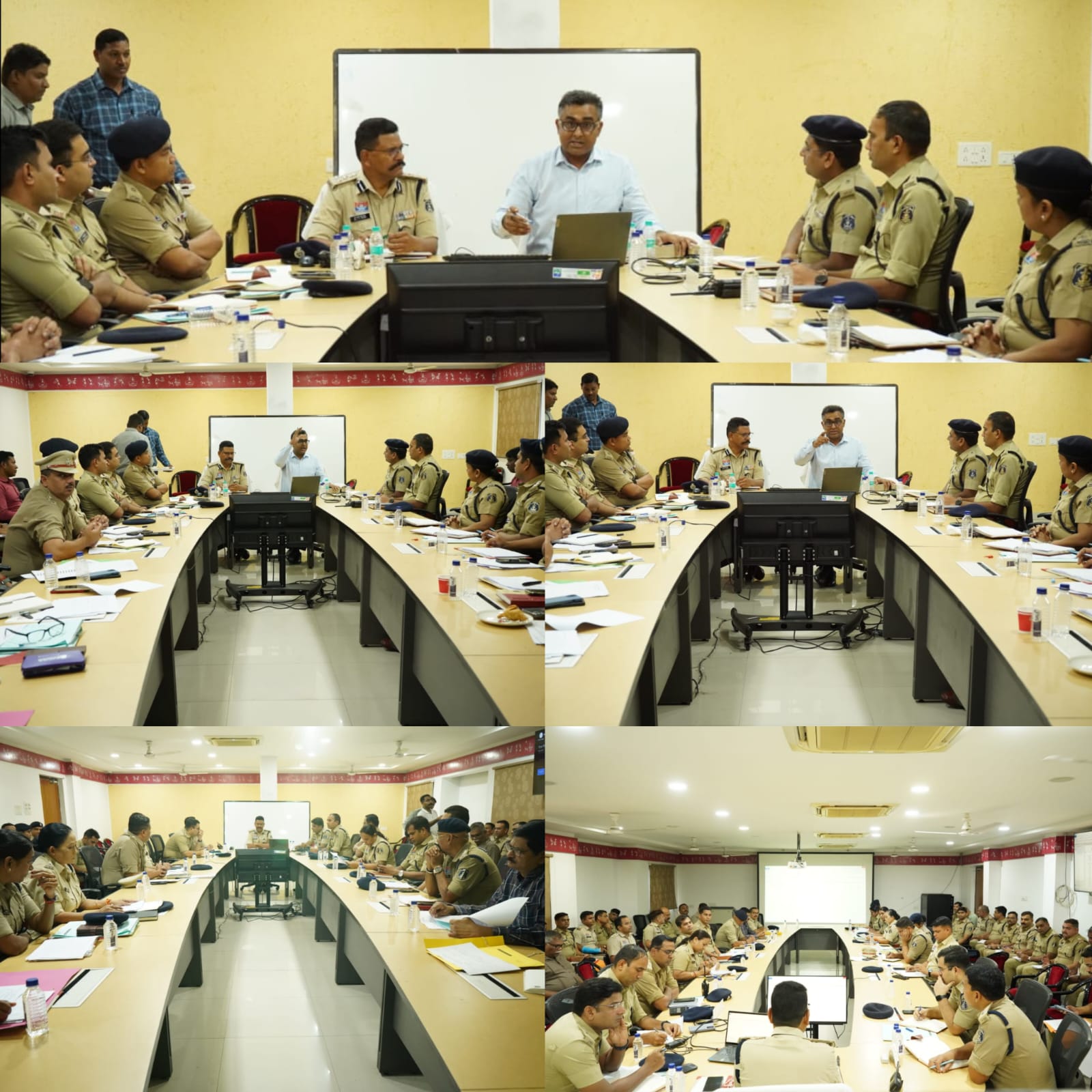 रायपुर पुलिस अधिकारियों की समीक्षा बैठक, कानून-व्यवस्था और यातायात सुधार पर विशेष जोर