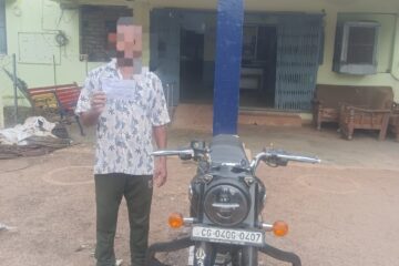 नाबालिग को मॉडिफाइड बुलेट देने पर तिल्दा पुलिस की कार्रवाई, 6000 रुपए समन शुल्क वसूला