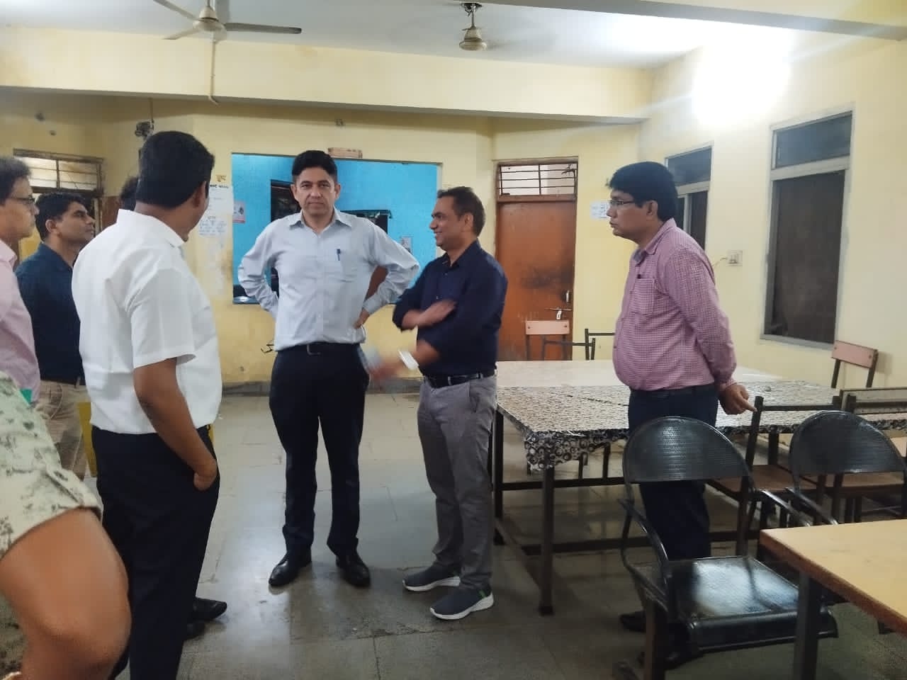 अंबेडकर अस्पताल के नए निर्माण स्थलों का स्वास्थ्य सचिव ने किया निरीक्षण