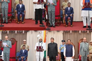 राज्यपाल ने तीन मंत्रियों को दिलाई शपथ
