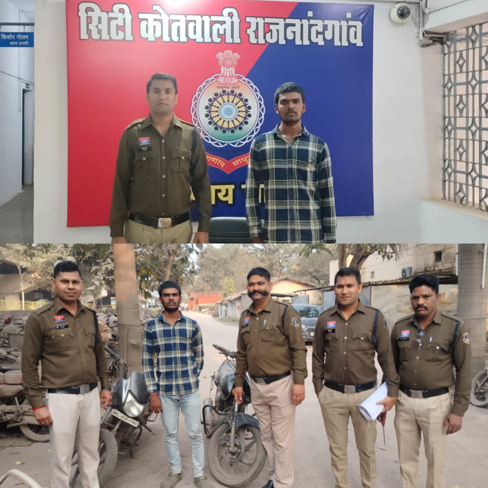 गोंदिया से 5 चोरी की बाइक बरामद, आरोपी गिरफ्तार