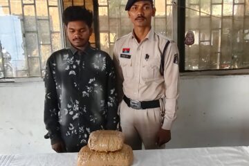 रायपुर पुलिस का शिकंजा: ओडिशा का तस्कर 1.5 किलो गांजा संग गिरफ्तार