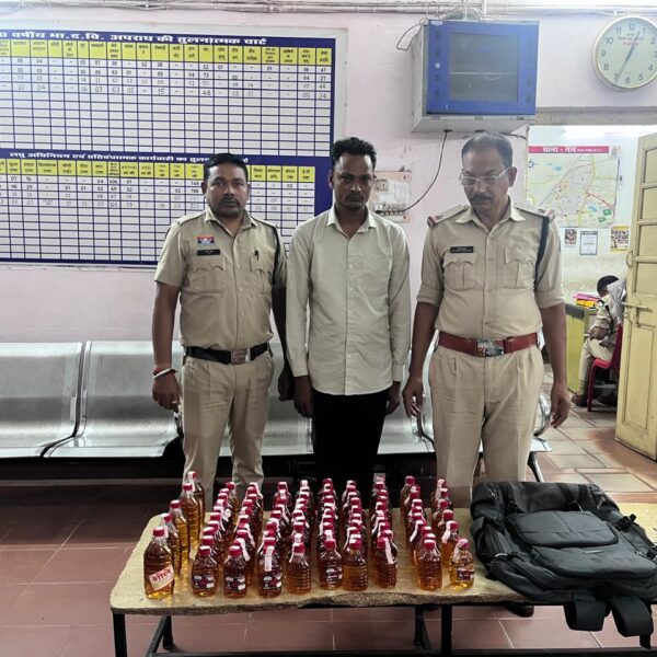 86 पौवा शराब के साथ आरोपी गिरफ्तार